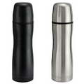 12 Oz. Stainless Steel Vacuum Flask w/ Lid & Cup